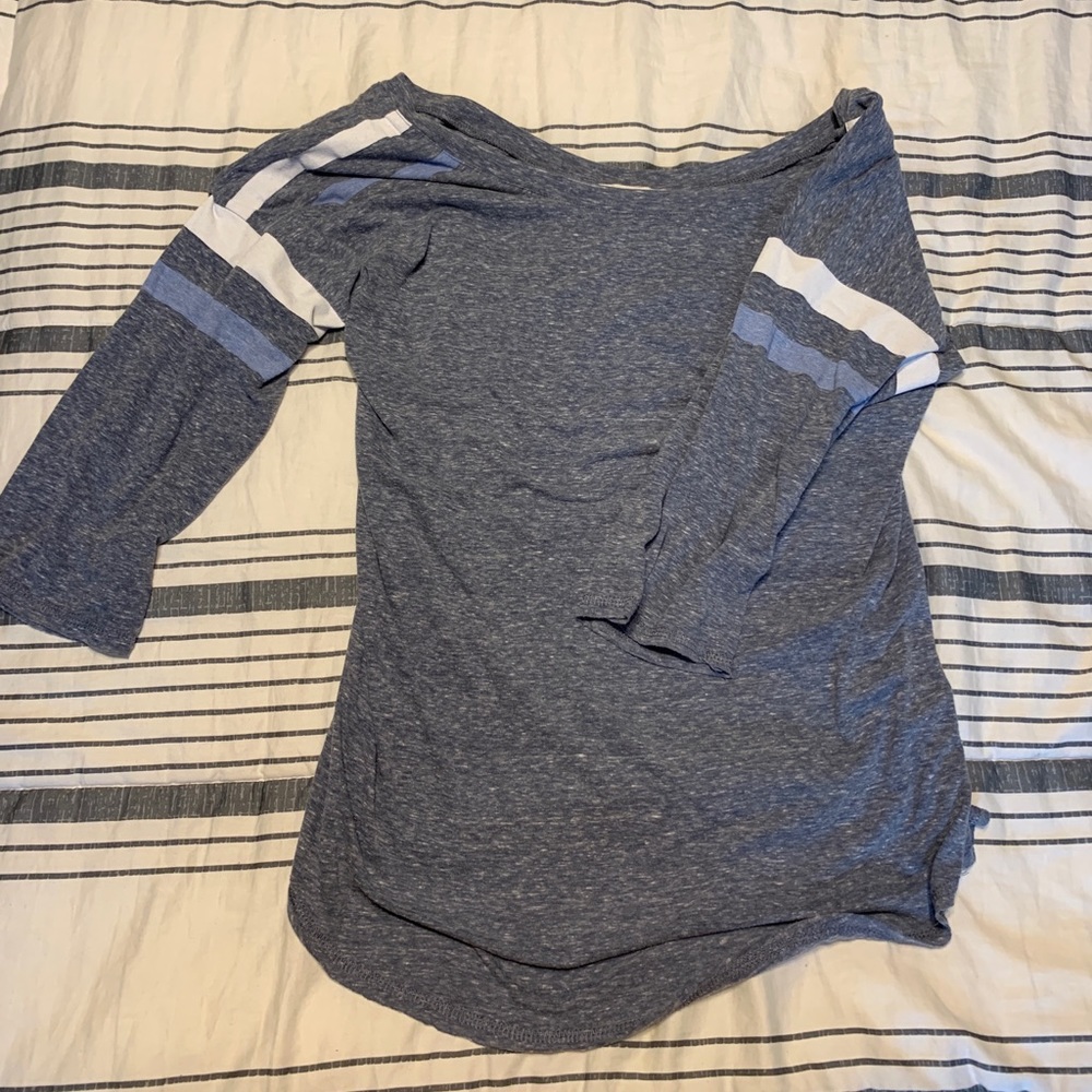Long sleeve off the shoulder top